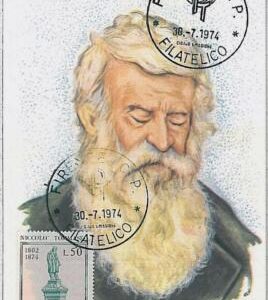 32595 - ITALIA  -  MAXIMUM CARD - 1953 - Niccolò Tommaseo journalism