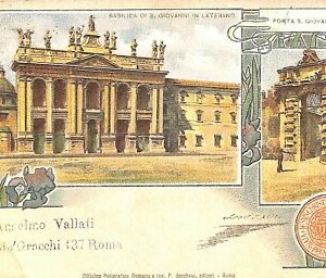 ab0676 - CARTOLINA D'EPOCA - ROMA Città : Basilica di S. Giovanni