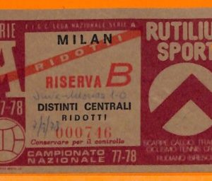 C0657 - Vecchio BIGLIETTO PARTITA CALCIO -  Monza-Juventus
