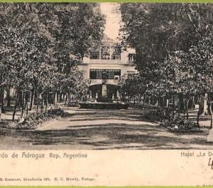 af0010 - ARGENTINA - VINTAGE POSTCARD - Adrogue, Hotel ''Las Delicia'' - 1904
