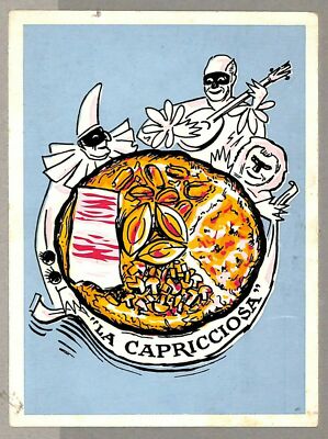 ab0470- VINTAGE POSTKARTE - ROM Stadt: Restaurant "La Capricciosa".