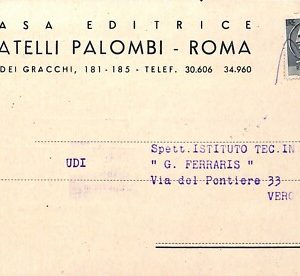 ab0743 - CARTOLINA D'EPOCA -ROMA Città : Pubblicitaria