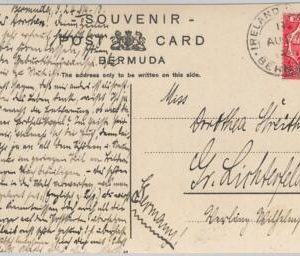 51796 - BERMUDA  - Postal History - POSTCARD from IRELAND ISLAND ! Military Golf