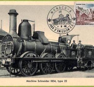ad3240 - MONACO - Postal History - MAXIMUM CARD -  1960   TRAINS