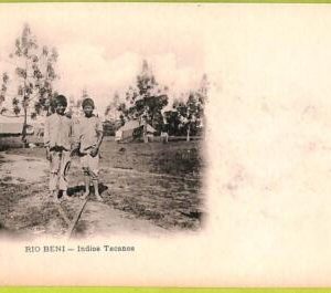 af1401 - BOLIVIA - Vintage Postcard - Rio Beni - Indios Tacanos