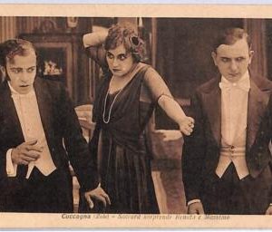 ad8967 -  VINTAGE POSTCARD - Theatre Scene - CUCAGNA Emile Zola ITALY