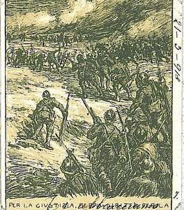34544   Regno - FRANCHIGIA MILITARE : SOLDATO D'ITALIA firmata MAZZONI