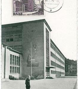 18074 - SAAR- MAXIMUM CARD - 1954  - ARCHITECTURE