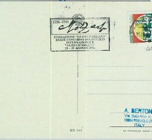 91623 - ITALIA - STORIA POSTALE - Annullo speciale AREZZO: Musica 1991 Mozart