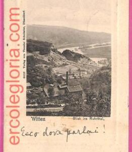 af8535 - Deutschland GERMANY - Ansichtskarten VINTAGE POSTCARD - Witten - 1905