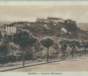 85867  - CARTOLINA d'Epoca - MASSA CARRARA città - Castello Malaspina 1940
