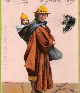 af1410 - BOLIVIA - Vintage Postcard - Potosi - Indos - 1909