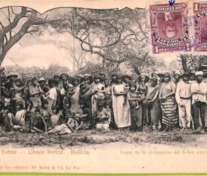 af1464 - BOLIVIA - Vintage Postcard - Indio Tobas - Chaco boreal