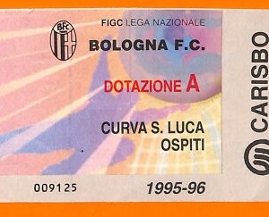 C0850 - Vecchio BIGLIETTO PARTITA CALCIO -  BOLOGNA
