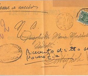 54038 - ITALIA  LUOGOTENENZA - Storia Postale: Sassone SEGNATASSE 2 su  BUSTA