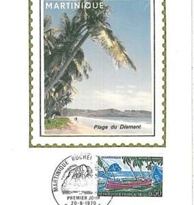 26039 - FRANCE - MINERALS: DIAMONDS  PALM TREES - MAXIMUM CARD: 1970