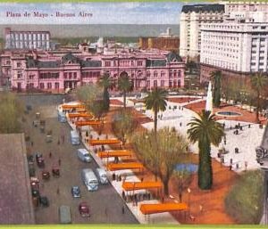 af0098 - ARGENTINA - VINTAGE POSTCARD - Buenos Aires - Plaza de Mayo