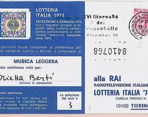 37727    REPUBBLICA: Storia Postale - Sass F1075 Falso d'epoca su cartolina!!