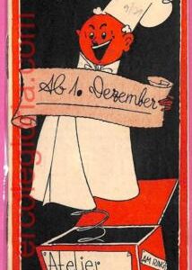 af8500 - Deutschland GERMANY -  Restaurant Menu - Koln - 1920's