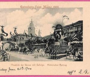 af8525 - Deutschland GERMANY - Ansichtskarten VINTAGE POSTCARD - Mainz - 1900