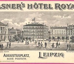af8250 - Deutschland  GERMANY -  HOTEL CARD - Leipzig