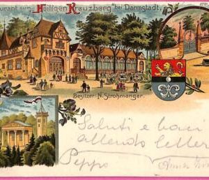 af8555 - Deutschland GERMANY - Ansichtskarten VINTAGE POSTCARD - Darmstadt -1901