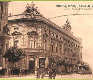 af0112 - ARGENTINA - VINTAGE POSTCARD - Buenos Aires - National Bank
