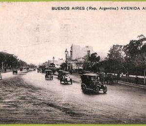 af0111 - ARGENTINA - VINTAGE POSTCARD - Buenos Aires - Avenida Alvear