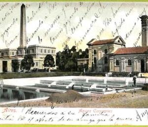af0102 - ARGENTINA - VINTAGE POSTCARD - Buenos Aires -  Aquas Corrientes - 1906