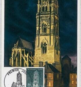 30202 - FRANCE - POSTAL HISTORY - MAXIMUM CARD-1967 - Cathedral ,ARCHITECTURE