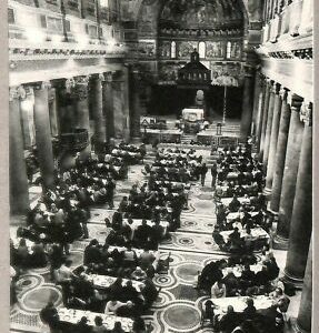 ab0410 - VINTAGE POSTCARD - ROME City: Christmas in Santa Maria in Trastevere