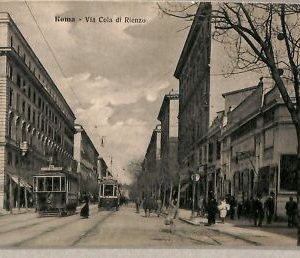 ab0371 - VINTAGE POSTKARTE - ROM Stadt: Via Cola di Rienzo