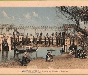 af0135 - ARGENTINA - VINTAGE POSTCARD - Buenos Aires  - Palermo