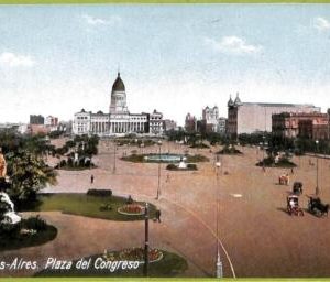 af0137 - ARGENTINA - VINTAGE POSTCARD - Buenos Aires  - Plaza del Congreso