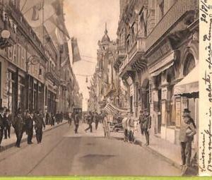 af0140 - ARGENTINA - VINTAGE POSTCARD-Buenos Aires-Bartolome Miter Street - 1904