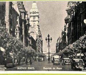 af0138 - ARGENTINA - VINTAGE POSTCARD - Buenos Aires - Avenida de Mayo