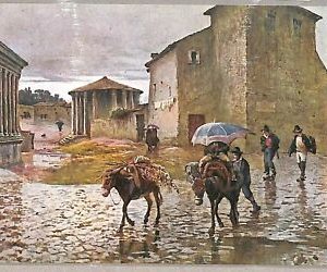 ab0334 - VINTAGE POSTKARTE - ROM City: Die Zeit des männlichen Glücks