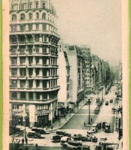 af0136 - ARGENTINA - VINTAGE POSTCARD - Buenos Aires  - Avenida Santa Fe