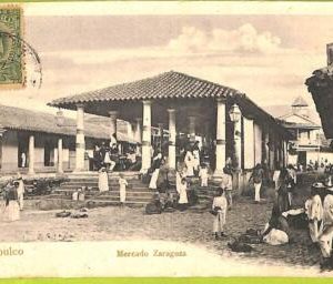 12776 - MEXICO -  Vintage Postcard  - Acapulco - Mercado Zaragoza
