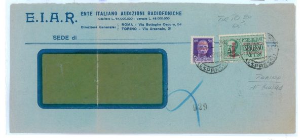 P2448 - ITALIA RSI , 15.6.1944 , FRANCOBOLLI SOPRASTAMPATI TIRATURA TORINO.