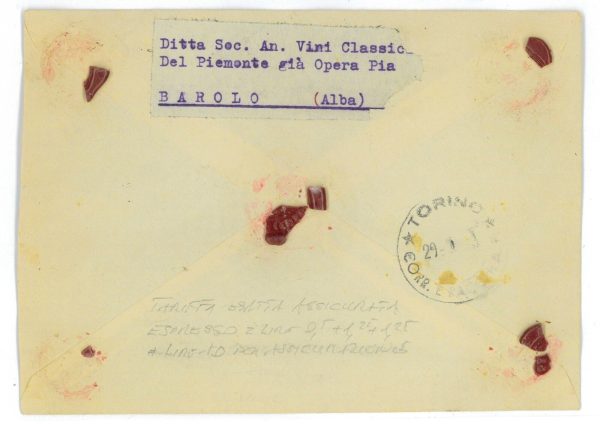 P2446 - ITALIA RSI , 26.11.1943, AFFRANCATURA DI EMMERGENZA IN PERFETTA TARIFFA. - immagine 2