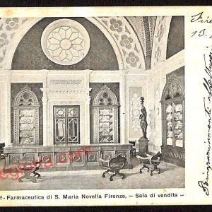ae7425 - CARTOLINA D'EPOCA - Firenze Città - Farmaceutica di S: Maria Novella