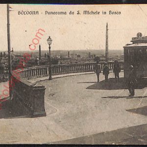 ae2551 - CARTOLINA  D'EPOCA - Bologna Città - Panorama da S. Michele in Bosco