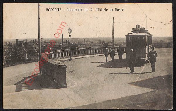 ae2551 - CARTOLINA  D'EPOCA - Bologna Città - Panorama da S. Michele in Bosco