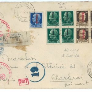 P2440 - ITALIA RSI , 3.7.1944 LETTERA RACCOMANDATA CON INSOLITA DESTINAZIONE