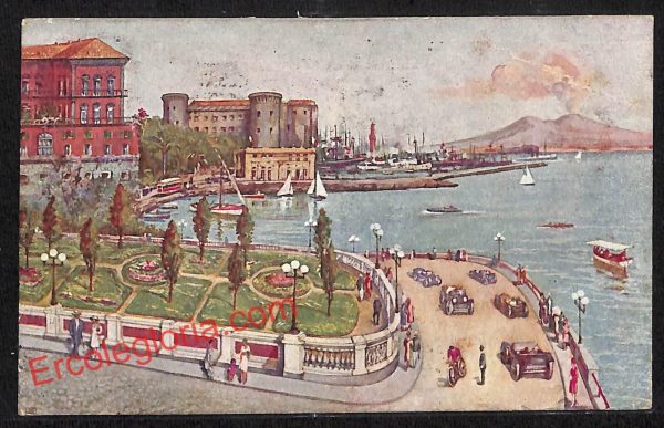 ah3411 - CARTOLINE D'EPOCA - Napoli Citta - La Litoranea