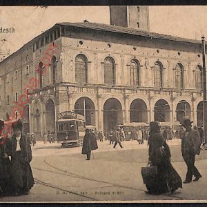 ae2561 - CARTOLINA  D'EPOCA - Bologna Città - Palazzo del Podestà