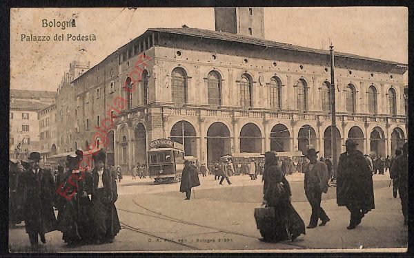 ae2561 - CARTOLINA  D'EPOCA - Bologna Città - Palazzo del Podestà