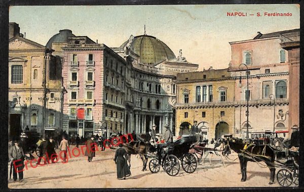 ah3414 - CARTOLINE D'EPOCA - Napoli Citta - San Ferdinando
