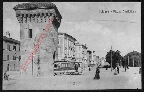 ae2563 - CARTOLINA  D'EPOCA - Bologna Città - Piazza Castiglione